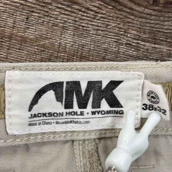 Mountain Khakis Pants Mens 38x32 Khaki Cotton Canvas Chino Workwear 5-Pocket - Picture 12 of 14